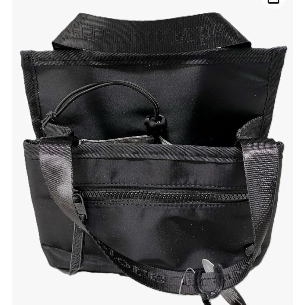 Samantha Brown To-Go Drink Luggage Caddy Black 3 Partition Design Handles New )